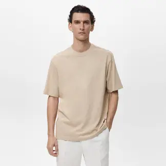 MANGO - Camiseta Hombre Manga corta