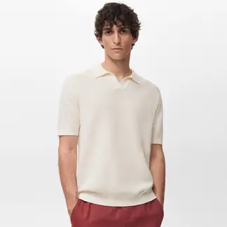 MANGO - Camiseta polo Hombre Manga corta