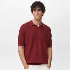 MANGO - Camiseta polo Hombre Manga corta