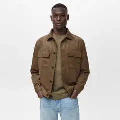 MANGO - Sobrecamisa Hombre