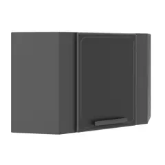 BERTOLINI - Mueble de cocina esquinero de 59 cm en acero al carbón