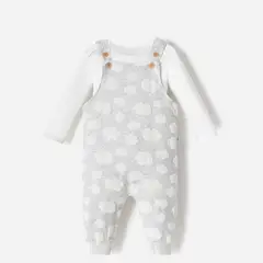 BABY FRESH - Enterizo + Body manga larga para Unisex bebé en Algodón