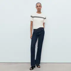 MANGO - Saco Mujer de Rayas