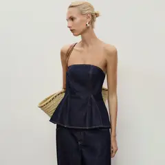 MANGO - Top Mujer Sin mangas de Algodón