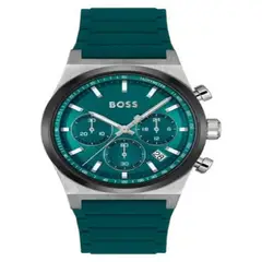 BOSS - Reloj Hombre candor chrono . Reloj Silicona Verde