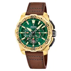 FESTINA - Reloj Hombre Chrono Bike . Reloj Cuero Marrón
