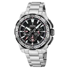 FESTINA - Reloj Hombre Chrono Bike . Reloj Acero Inoxidable Plateado