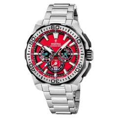 FESTINA - Reloj Hombre Chrono Bike . Reloj Acero Inoxidable Plateado
