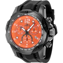 INVICTA - Reloj Hombre Speedway . Reloj Silicona Negro