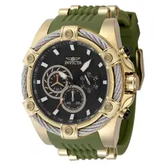 INVICTA - Reloj Hombre Bolt . Reloj Silicona Verde