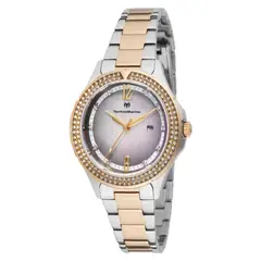 TECHNOMARINE - Reloj Mujer Luna . Reloj Acero inoxidable Dorado