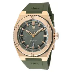 TECHNOMARINE - Reloj Hombre Coral . Reloj Silicona Verde