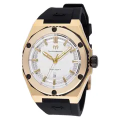 TECHNOMARINE - Reloj Hombre Coral . Reloj Silicona Negro