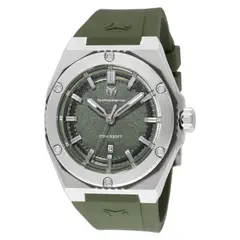 TECHNOMARINE - Reloj Hombre Coral . Reloj Silicona Verde
