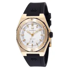 TECHNOMARINE - Reloj Mujer Coral . Reloj Silicona Negro