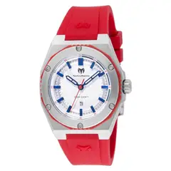 TECHNOMARINE - Reloj Mujer Coral . Reloj Silicona Rojo