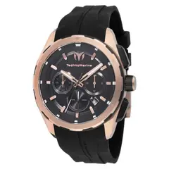 TECHNOMARINE - Reloj Hombre Ocean . Reloj Silicona Negro