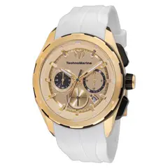 TECHNOMARINE - Reloj Hombre Ocean . Reloj Silicona Blanco