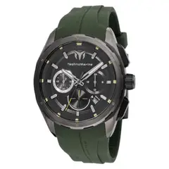 TECHNOMARINE - Reloj Hombre Ocean . Reloj Silicona Verde