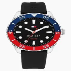 TOMMY HILFIGER - Reloj Hombre 1792201 . Reloj silicona Negro