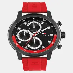 TOMMY HILFIGER - Reloj Hombre 1792178 . Reloj silicona rojo
