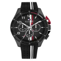 TOMMY HILFIGER - Reloj Hombre 1792168 . Reloj silicona Negro