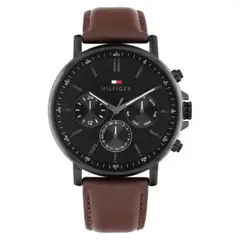 TOMMY HILFIGER - Reloj Hombre 1710704 . Reloj Cuero Marrón
