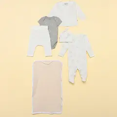 BABY FRESH - Pijama para Bebé niño 5 piezas de Algodón