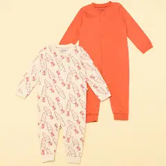BABY FRESH - Pijamas para Bebé niño Pack de 2 unidades Manga larga de Algodón