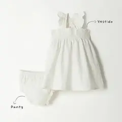 BABY FRESH - Sets Vestido + Calzoncito para Bebé niña en Algodón