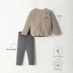 BABY FRESH - Conjunto Saco + Pantalón Tejido para bebé niño de Algodón