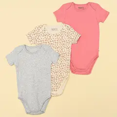 BABY FRESH - Bodies para Bebé niña Pack de 3 unidades de Algodón