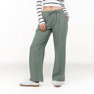 SYBILLA - Pantalón Recto Mujer Tiro alto