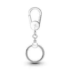PANDORA - Colgante de bolso para charms pequeño Moments Plata Esterlina