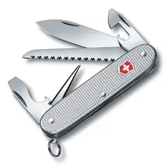 VICTORINOX - Navaja Mediana Farmer Alox Gris - 0.8241.26
