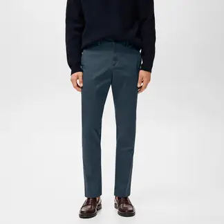 MANGO - Pantalón Chino Hombre Tapered de Algodón