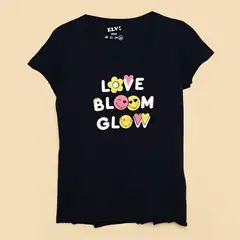 ELV - Top para Niña con EstampadoPrint Manga corta de Algodón