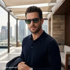 RAY-BAN - Gafas de Sol Cuadradas Unisex New Wayfarer Negro Ray Ban