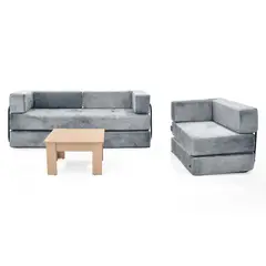 MICA - Juego de sala SALA NAURU 3 puestos