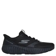 SKECHERS - Tenis Slip Ins Hombre Running Gorun Now Negros