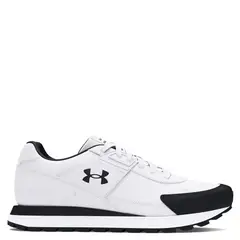 UNDER ARMOUR - Tenis Moda Essential Runner Hombre Blancos