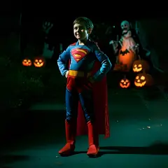 WARNER BROS - Disfraz para niño Superhéroe Superman