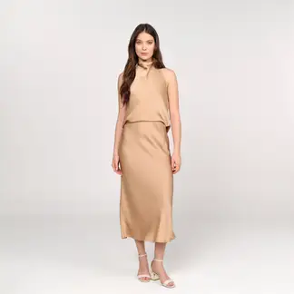 BASEMENT - Falda Midi Mujer