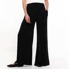 BASEMENT - Pantalón Palazzo Mujer Tiro alto