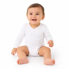 YAMP - Bodies para bebé Unisex Pack de 3 unidades Manga larga de Algodón peruano