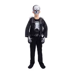 FANTASTIC NIGHT - Disfraz para niño Rock Skull fantasía terror
