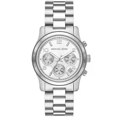 MICHAEL KORS - Reloj Mujer Runway. Reloj Acero Inoxidable Plateado MK7325