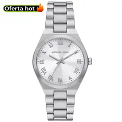 MICHAEL KORS - Reloj Mujer Lennox. Reloj Acero Inoxidable Plateado MK7393