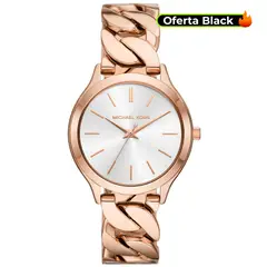 MICHAEL KORS - Reloj Mujer Runway. Reloj Acero Inoxidable Oro Rosa MK7473
