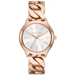 MICHAEL KORS - Reloj Mujer Runway. Reloj Acero Inoxidable Oro Rosa MK7473
